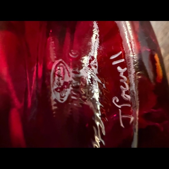 Hand painted Fenton Shoe Figurine - Picture 5 of 9